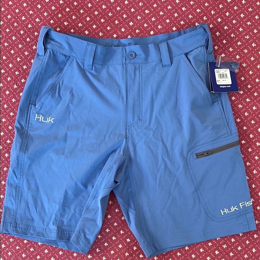 Huk Coastal Blue Fishing Shorts